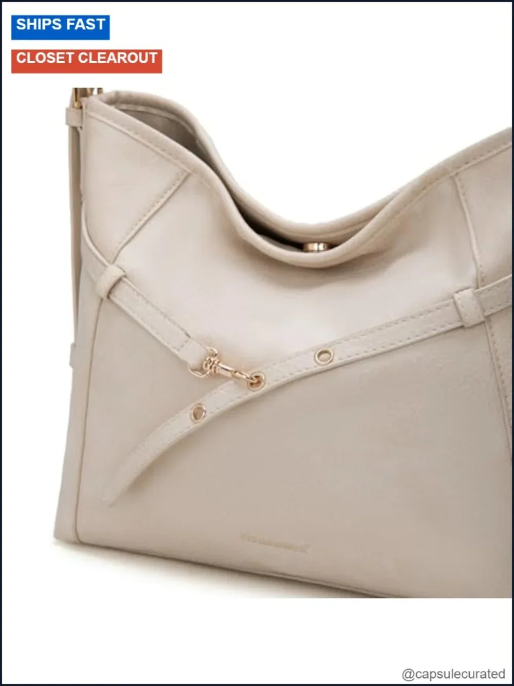 Vegan Leather Hobo Purse with Adjustable Strap